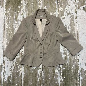 WHBM Blazer, beige size 8